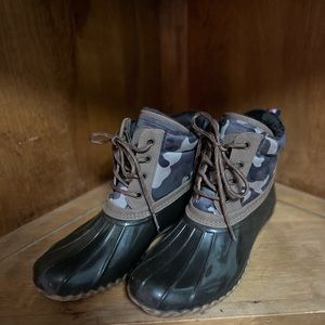 Camo Duck Boots